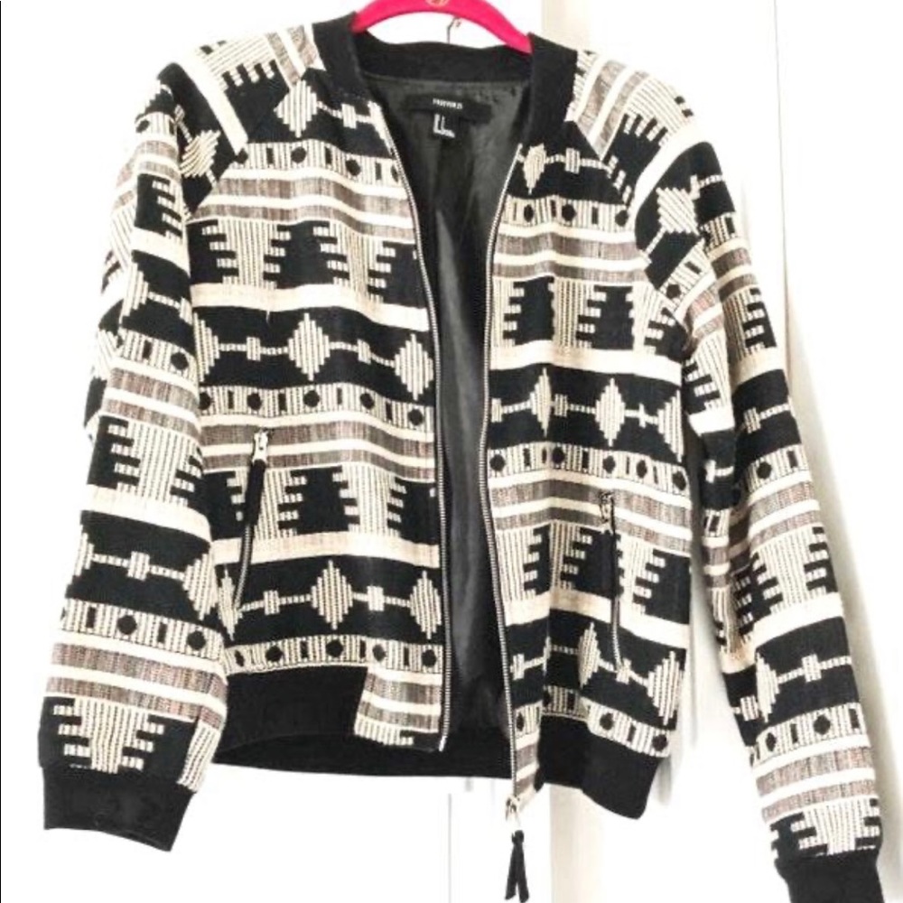 Never worn Forever 21 bomber jacket